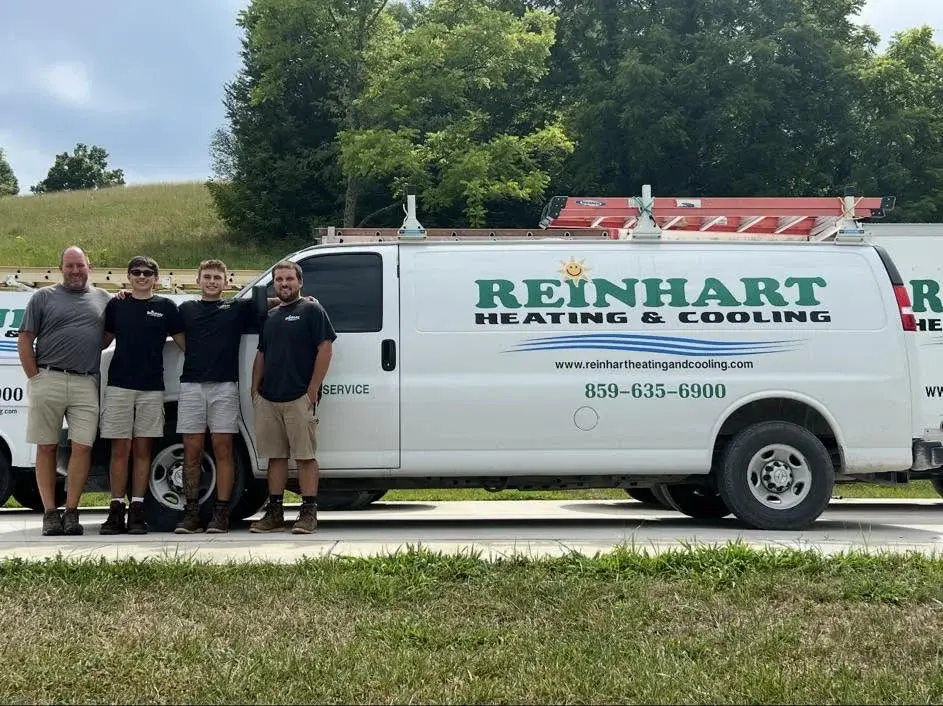 Jason Reinhart and the Reinhart Heating & Cooling team