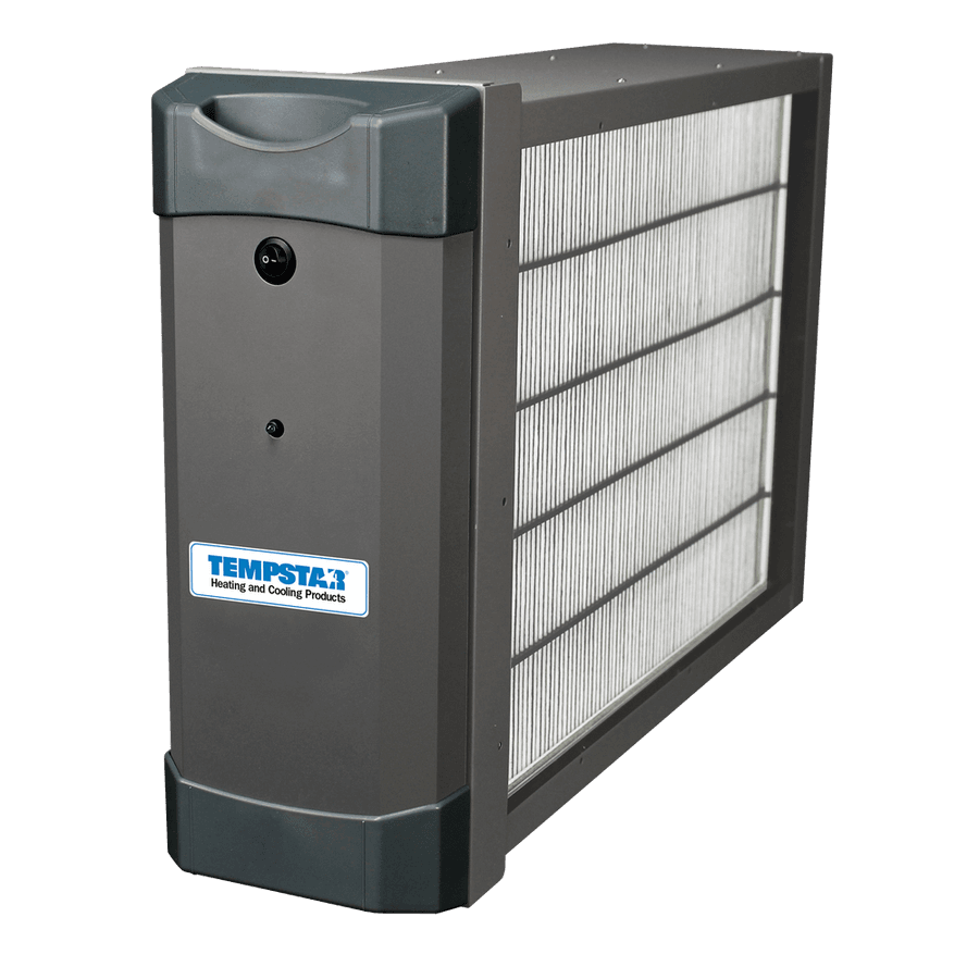 Tempstar whole-home air purifier with a MERV 15 pleated filter